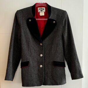 Vintage Sz 8 Ladies Wool Lanz Blazer